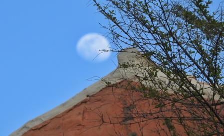 Luna creciente vista desde Mijas.