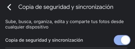 Se debe activar esta opción