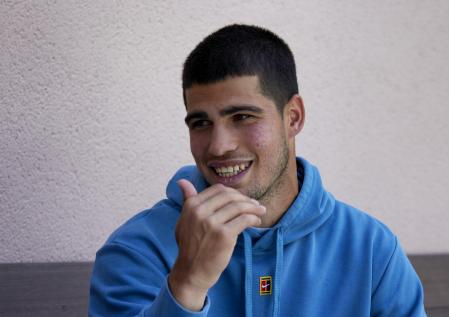 Carlos Alcaraz, este domingo en el RCTB