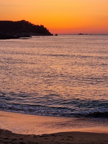 Amanecer en La Fosca de Palamós.