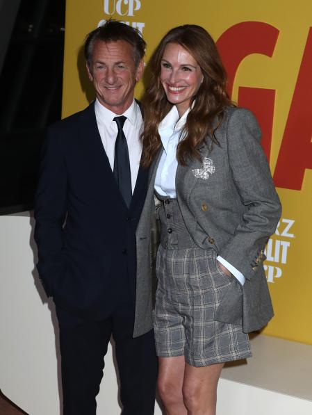 Sean Penn y Julia Roberts en la première de "Gaslit"&nbsp;