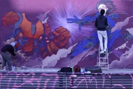 Parque de las Tres Chimeneas del Paralelo.