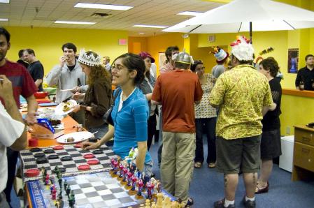 Fiesta en la oficina