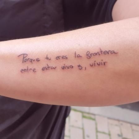 David Bisbal compartió un tatuaje de uno de sus fans