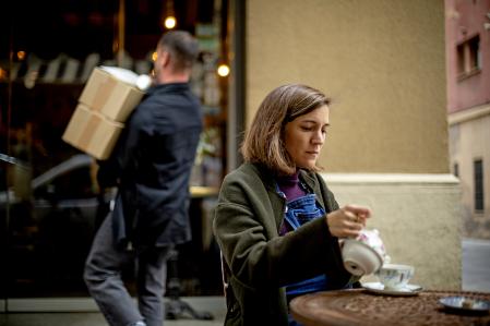 Carla Simón, fotografiada hace unos días en Barcelona