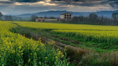 Tiempo de primavera en Osona.