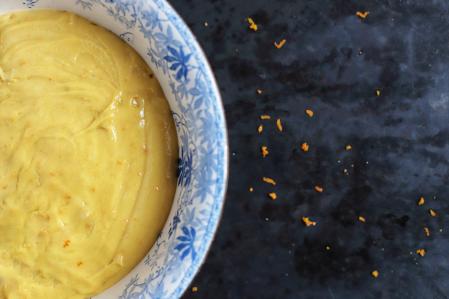 Masa de los roscos de naranja