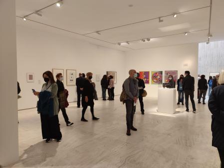 Imagen de la primera exposición de obras pertenecientes a la colección de Jenkins y Romero.