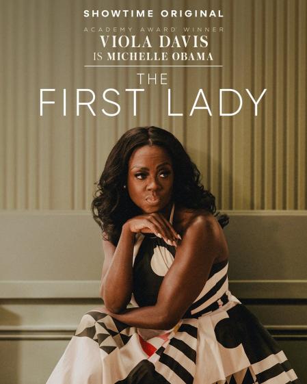 Viola Davis caracterizada como Michelle Oabama en el cartel promocionar de la serie 'First Lady'