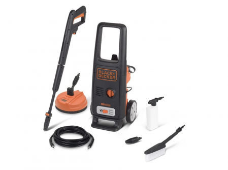 Black+Decker BXPW1400P, hidrolimpiadora con cepillo