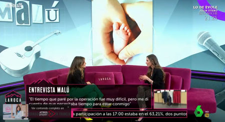 Malú con Nuria Roca en 'La Roca'