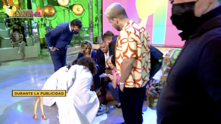 'Sálvame': Belén Esteban explica cómo se lesionó el tobillo tras la caída