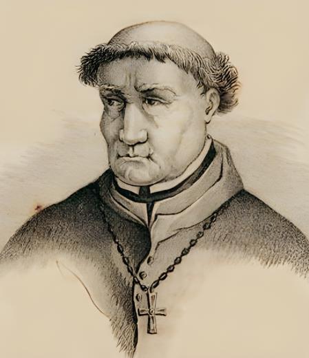 El fraile Tomás de Torquemada, primer Inquisidor General de la Inquisición en España
