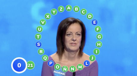 Marian en 'El Rosco' de 'Pasapalabra'