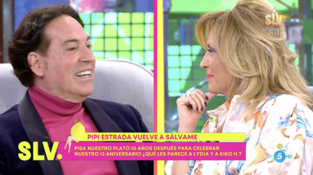 Pipi Estrada y Lydia Lozano en 'Sálvame'
