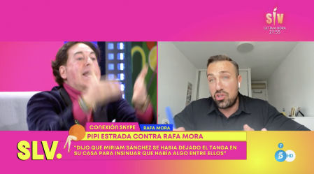 Pipi Estrada y Rafa Mora se enfrentan en 'Sálvame'
