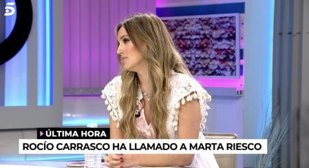 Marta Riesco soltó el bombazo en directo
