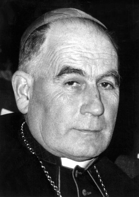 El cardenal chileno Raúl Silva Henríquez en 1968