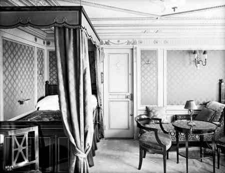 Los camarotes de primera clase del Titanic.