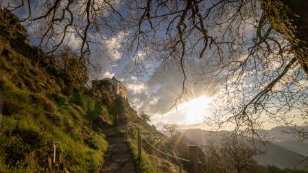 Amanecer desde el balcón de la Plana.