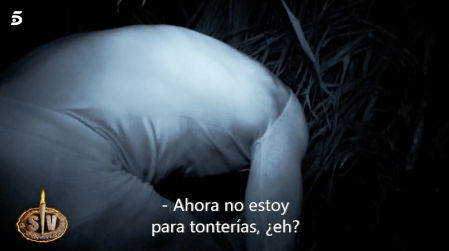 Rubén Sánchez se enfada con los cámaras de 'Supervivientes 2022'