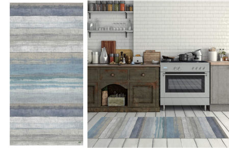 Vilber, alfombra de estampado de madera