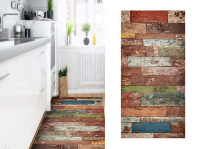 Viniliko, alfombra de estampado de madera industrial