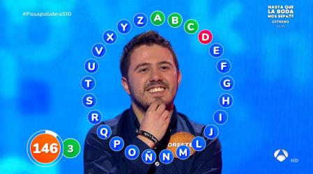 Orestes y Marisa se juegan 982.000 euros en 'El Rosco'.