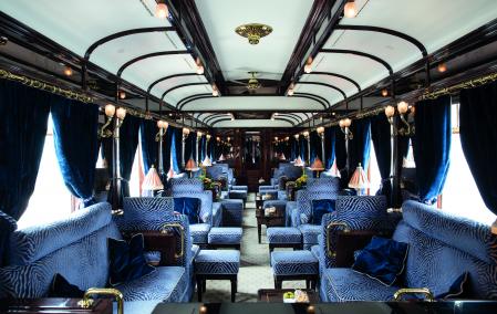 Una de las estancias del Venice Simplon Orient Express
