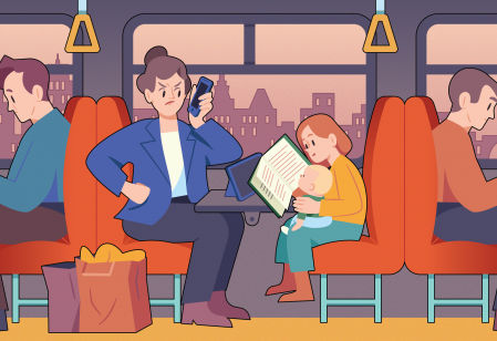 A mamá le molesta que Lidia lea tanto