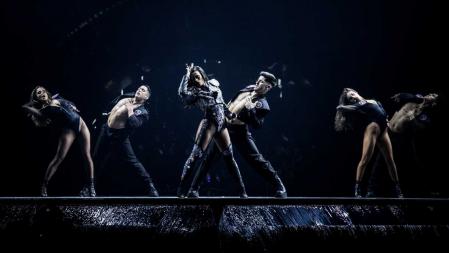 Chanel durante el segundo ensayo de 'SloMo' en Eurovisión 2022