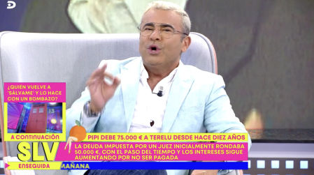 Jorge Javier Vázquez se moja y revela cuánto cobra Pipi Estrada en 'Sálvame'