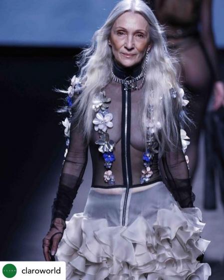 La modelo Pino Montesdeoca