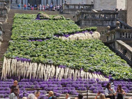 Girona Temps de Flors en la catedral.