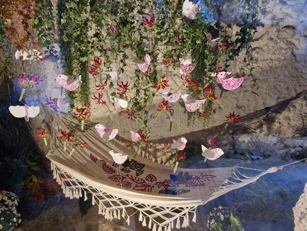 Girona Temps de Flors en el subterráneo de la Catedral.