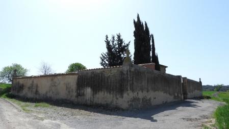 La cruz del cementerio de Riber.