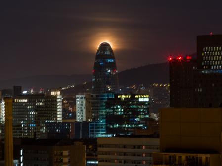 Ensayo del próximo eclipse lunar.