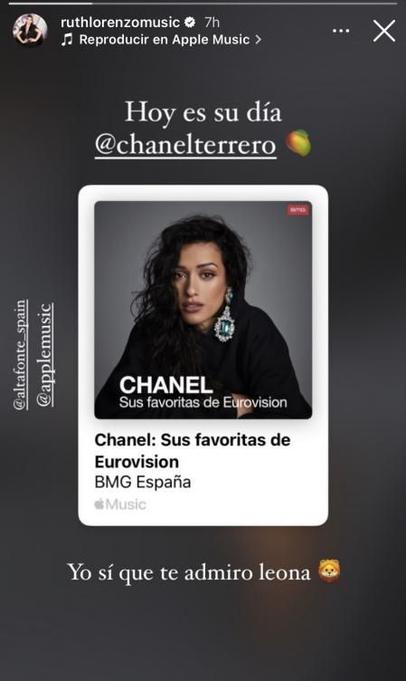 Ruth Lorenzo transmite su apoyo a Chanel