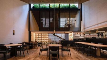 La sala del restaurante Leo, en Bogotá