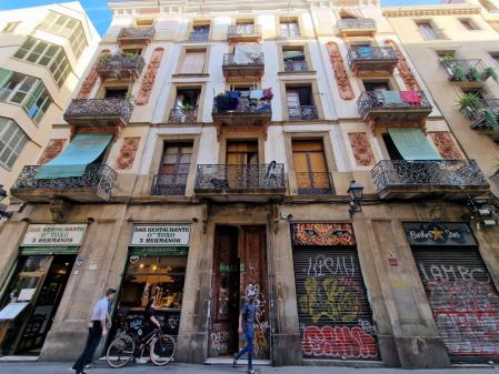 La casa Antoni de Monasterio, en el número 59 de la calle del Carme.