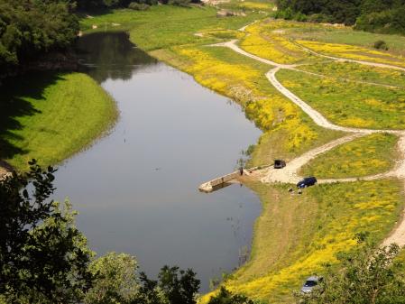 El jardín natural del pantano de Sau.