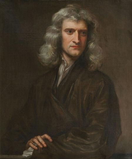 Isaac Newton en 1702.