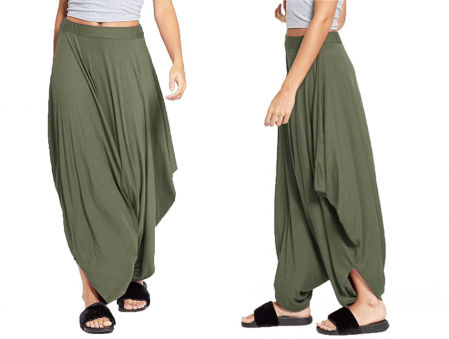 Pantalones Anchos Estilo Harem