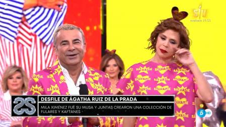 'Sálvame': Las lágrimas de Ágatha Ruiz de la Prada al recordar a Mila Ximénez