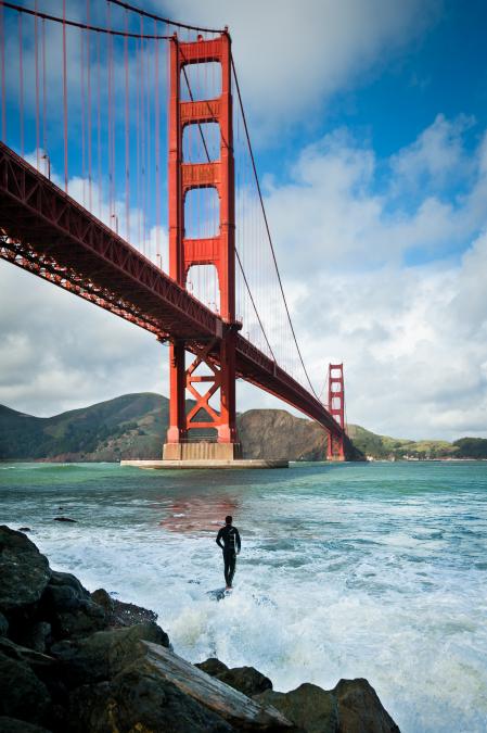 El Godlen Gate, uno de los protagonistas de 'Panorama para matar0