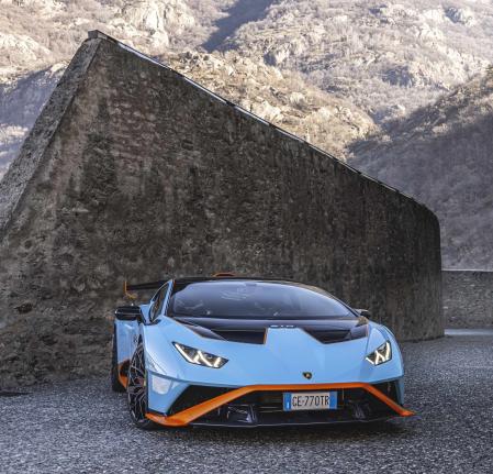 Este es Lamborghini Huracan STO, sobre el que se ha fabricado el STJ