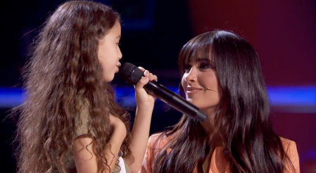 Aitana y Sandra Valero desprenden ternura cantando a dúo ‘Vas a quedarte’ en ‘La Voz Kids’