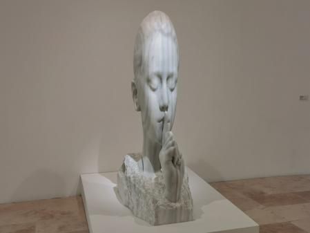 Obra de Plensa expuesta en Céret.