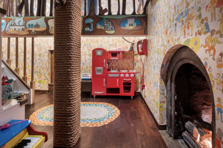 En la planta séptima está la primera chimenea.