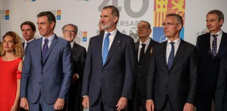 LV_ Felipe VI pide que la OTAN y la UE trabajen sin fisuras ante la “inaceptable agresión rusa”